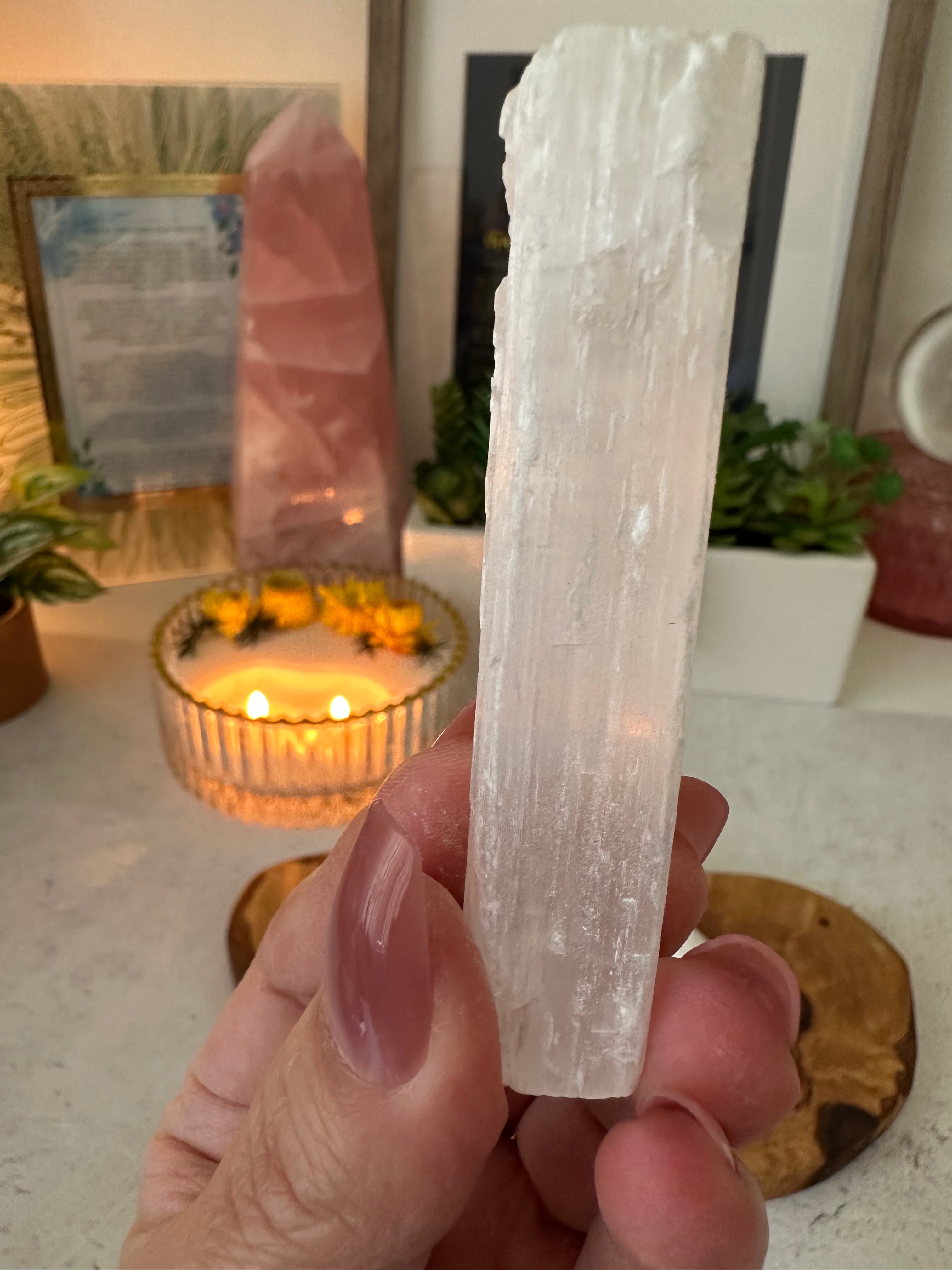 Selenite Sticks. Multipurpose Selenite in singles or bundles.