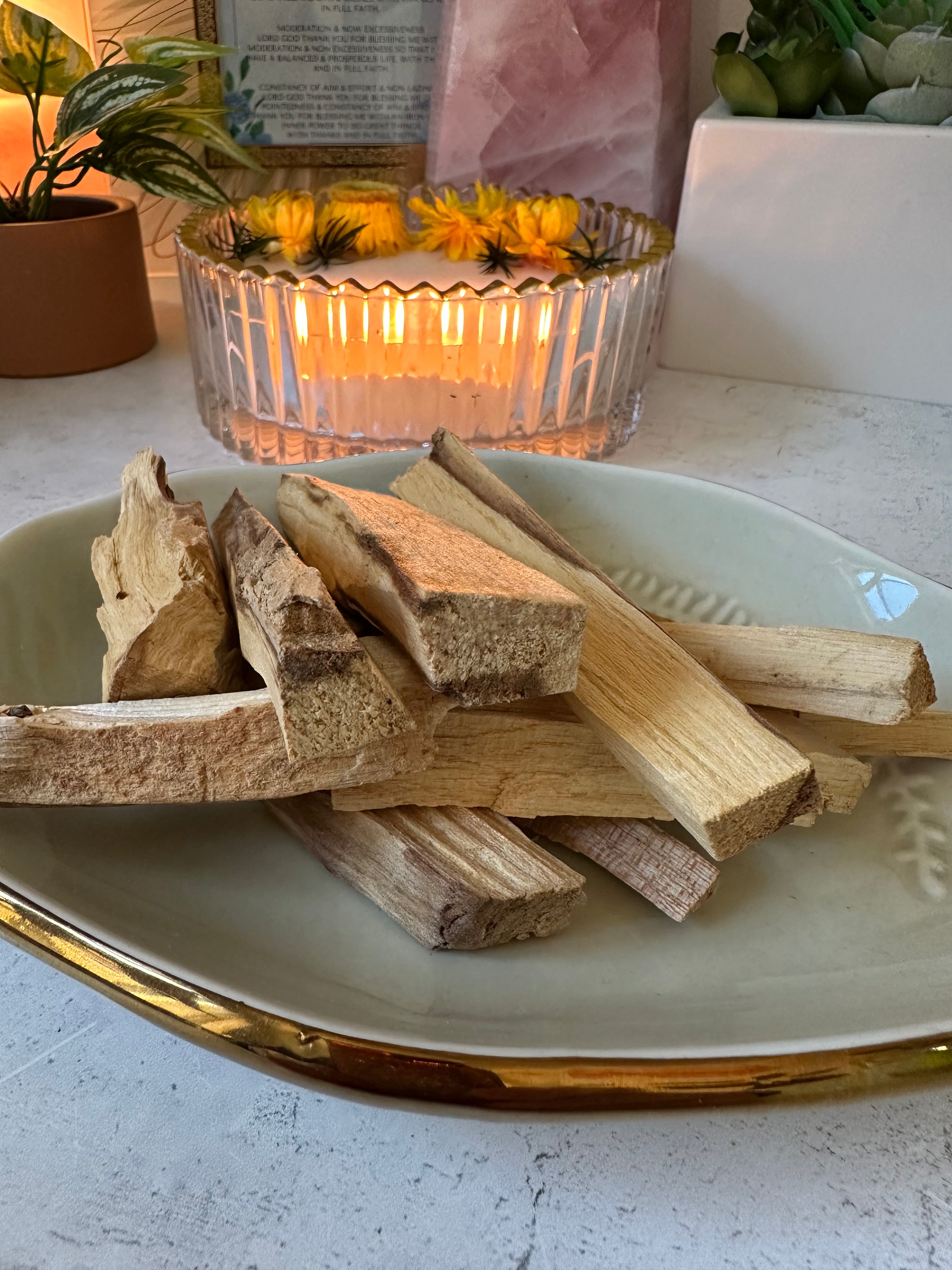 Organic Palo Santo Sticks from Peru.