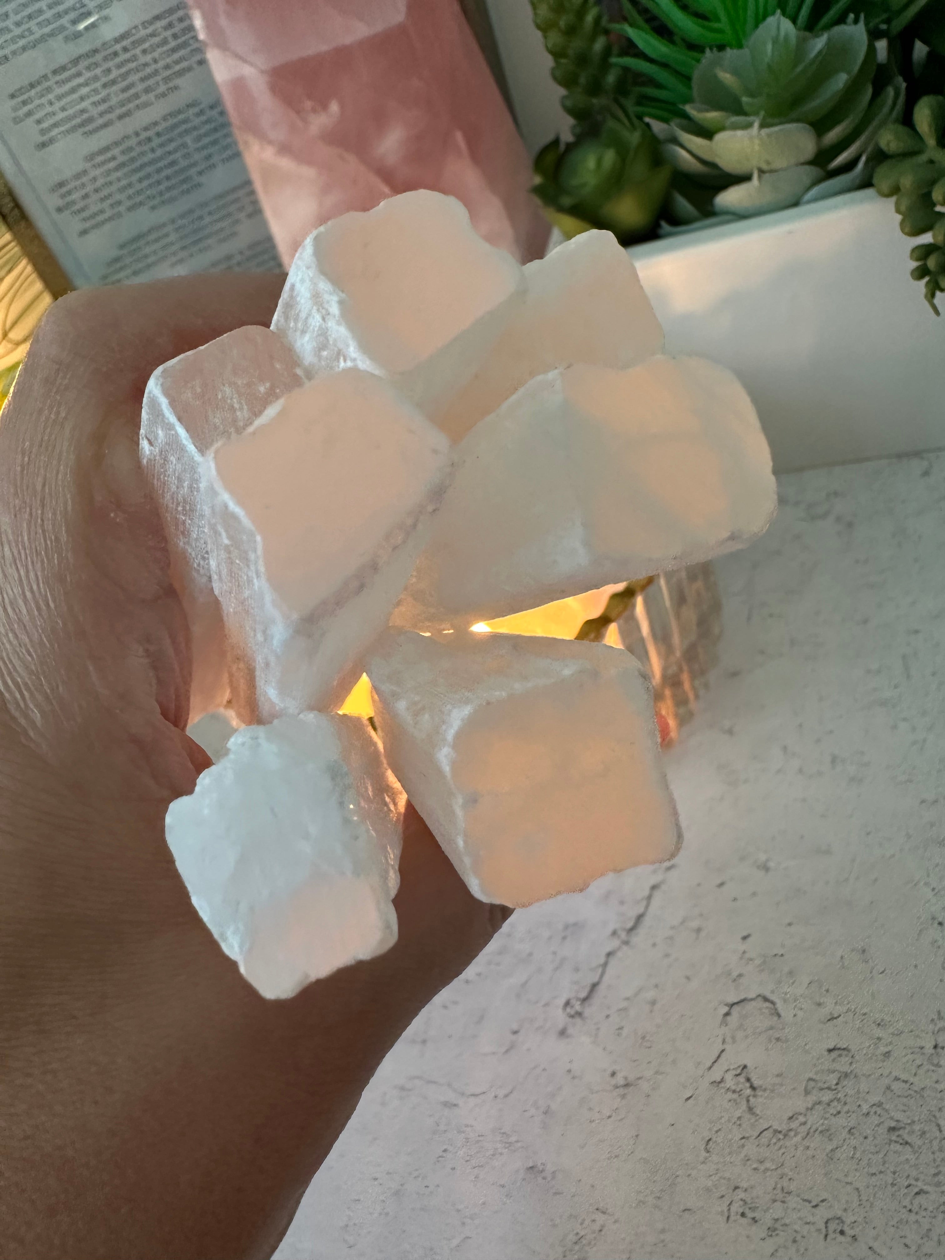 Selenite Sticks. Multipurpose Selenite in singles or bundles.