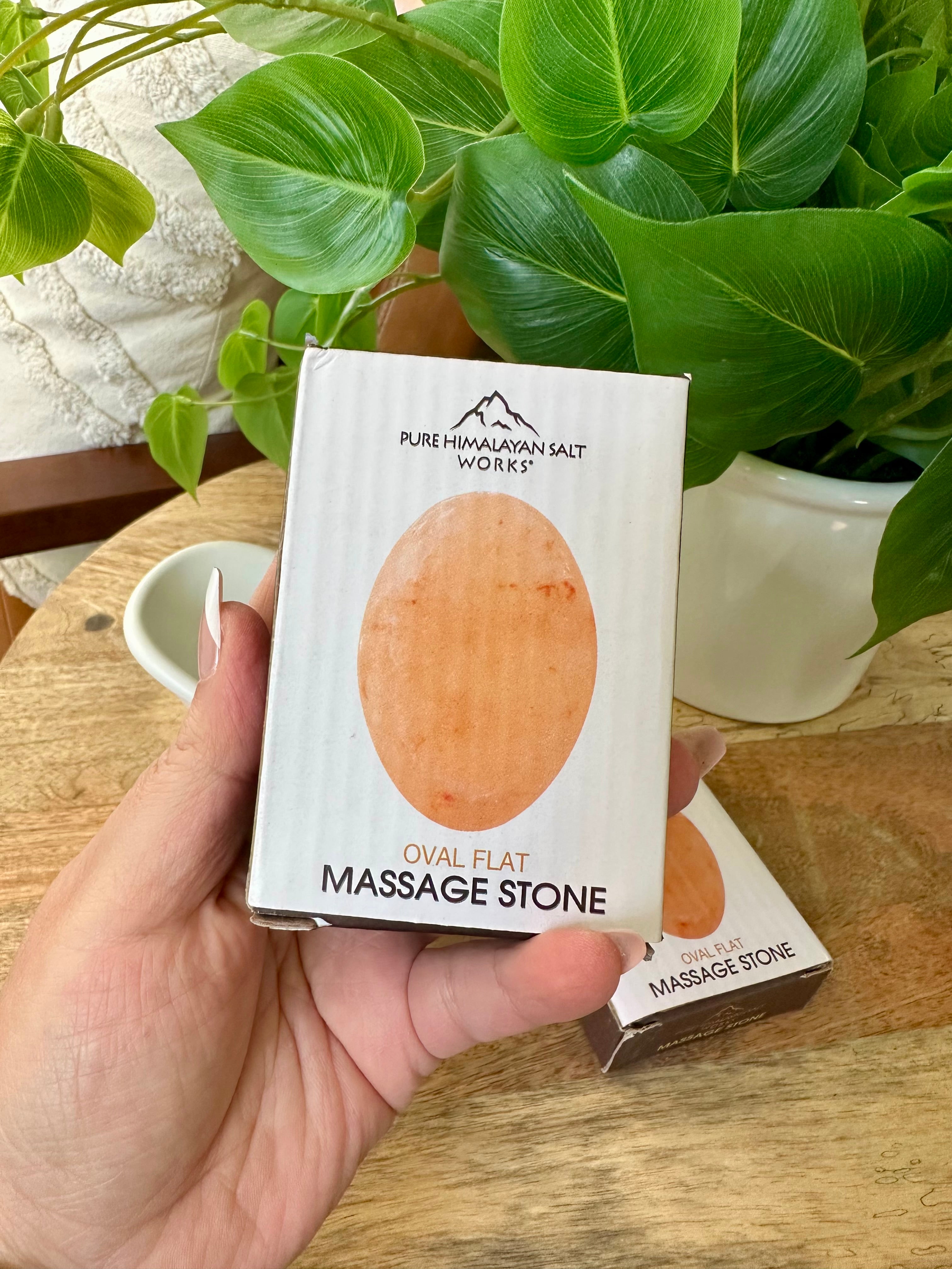 Himalayan Salt Massage Stone. Hand Carved stone for Massage Therapy or natural deodorant.