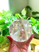 Grade AAA Extra Large Quartz Sphere full of Rainbows