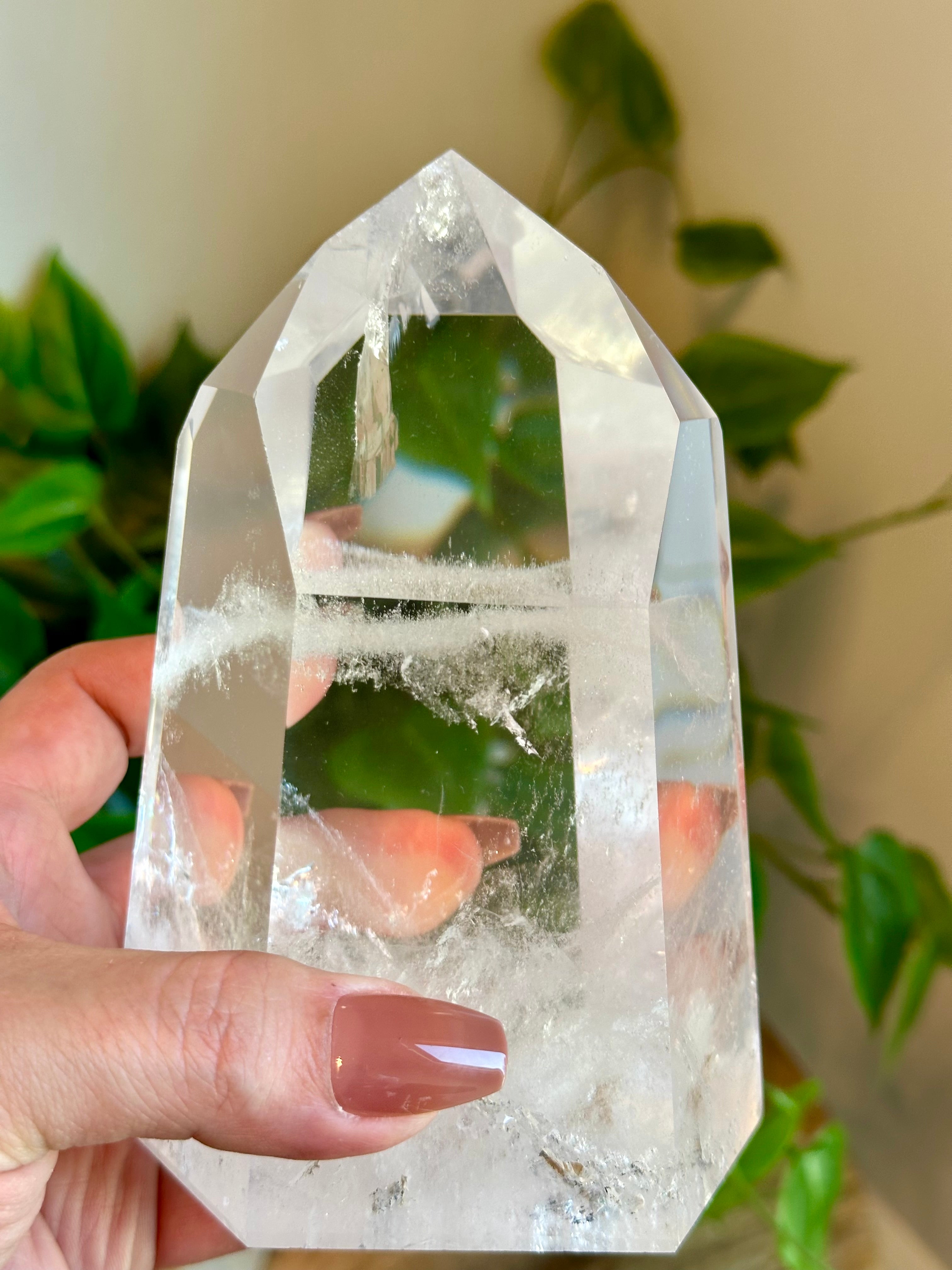 Stunning Extra XL Quartz Tower from Brazil. 2lb9oz.