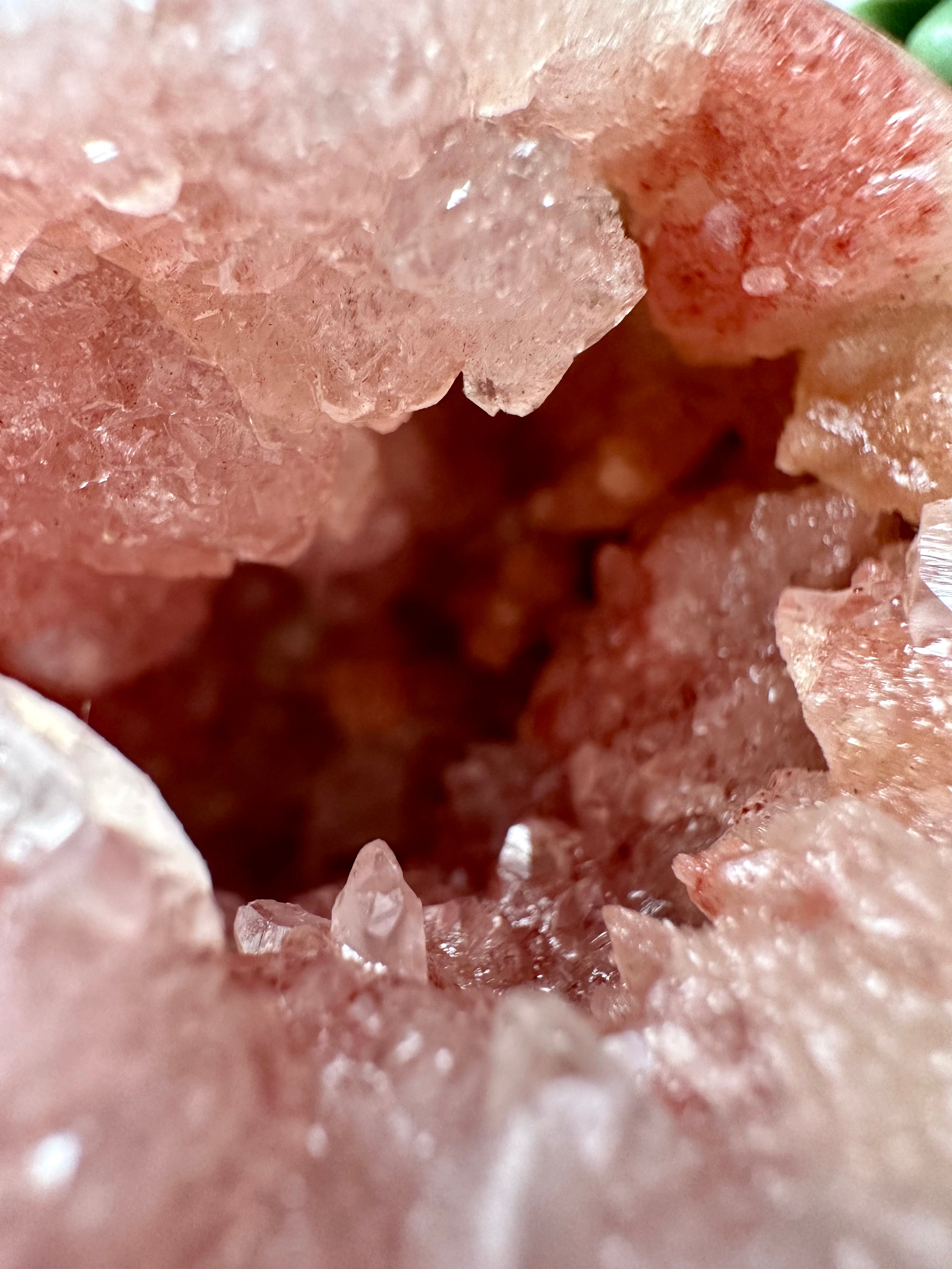 XXL Pink Amethyst Sphere from Brazil. Over 3lbs. 110mm.