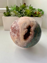 XL Pink Amethyst Sphere from Brazil. Over 2lbs. 101mm