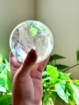 Grade AAA Extra Large Quartz Sphere full of Rainbows