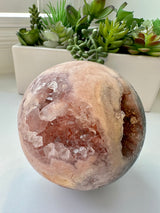 XL Pink Amethyst Sphere from Brazil. Over 2lbs. 101mm