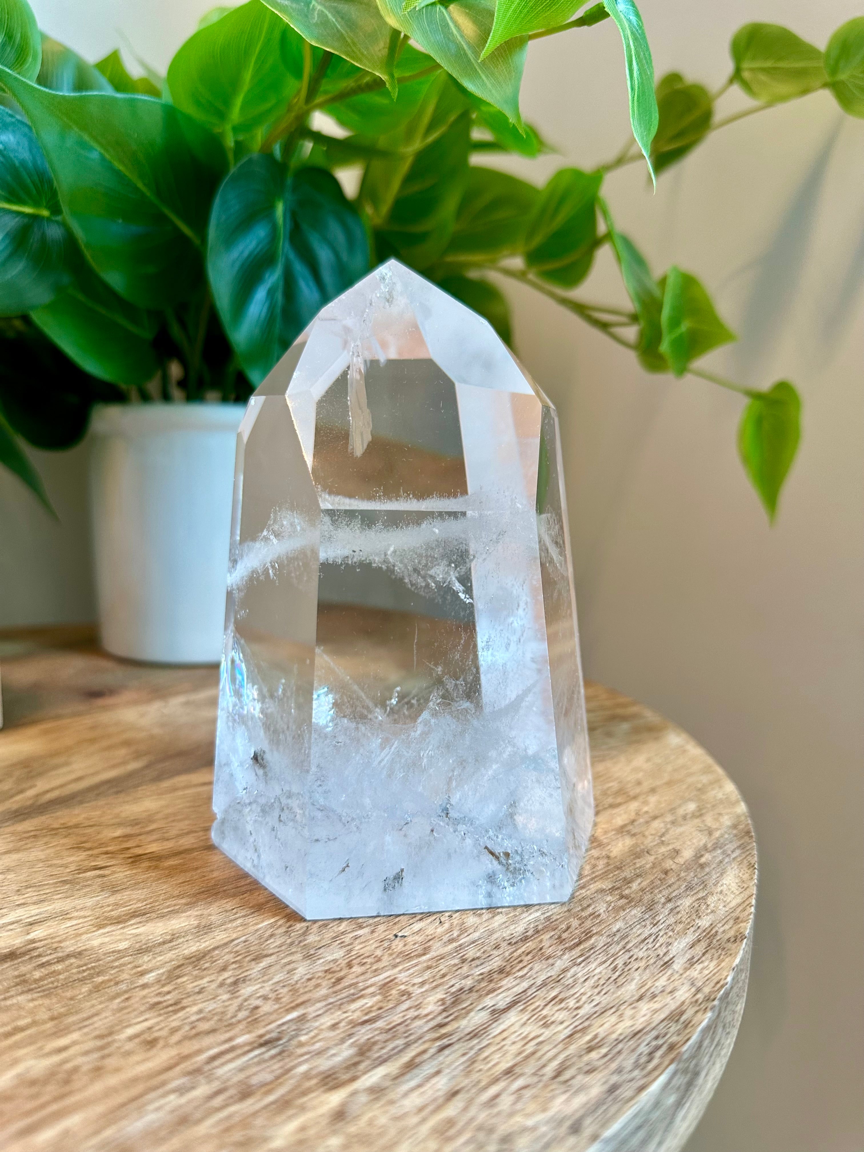 Stunning Extra XL Quartz Tower from Brazil. 2lb9oz.