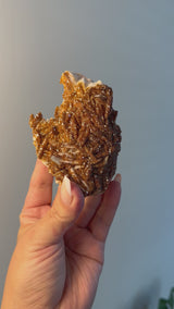 Sparkling Vanadinite Cluster. Druzy Vanadinite cluster from Morocco.