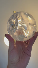 Grade AAA Extra Large Quartz Sphere full of Rainbows