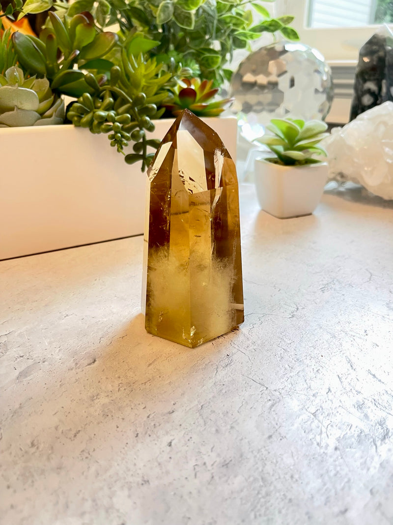 Large Citrine Tower from Brazil