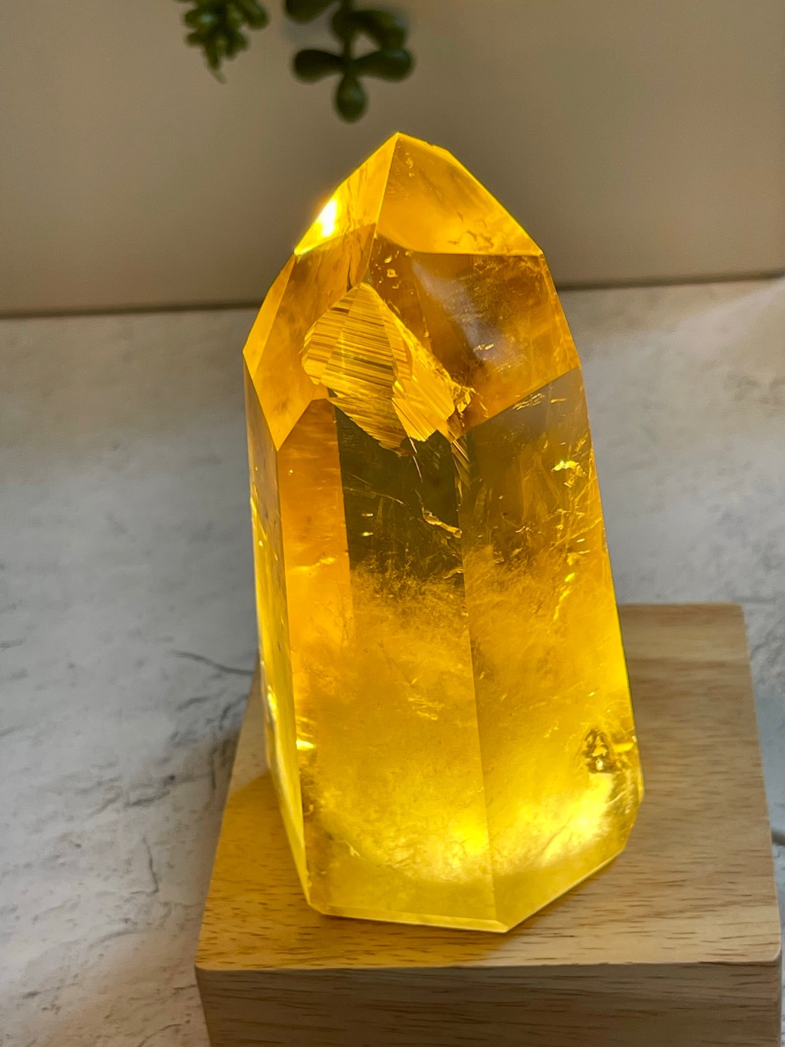 Large Citrine Tower from Brazil