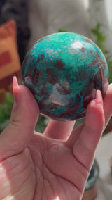 Large Chrysocolla Spheres from Peru