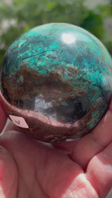 Large Chrysocolla Spheres from Peru