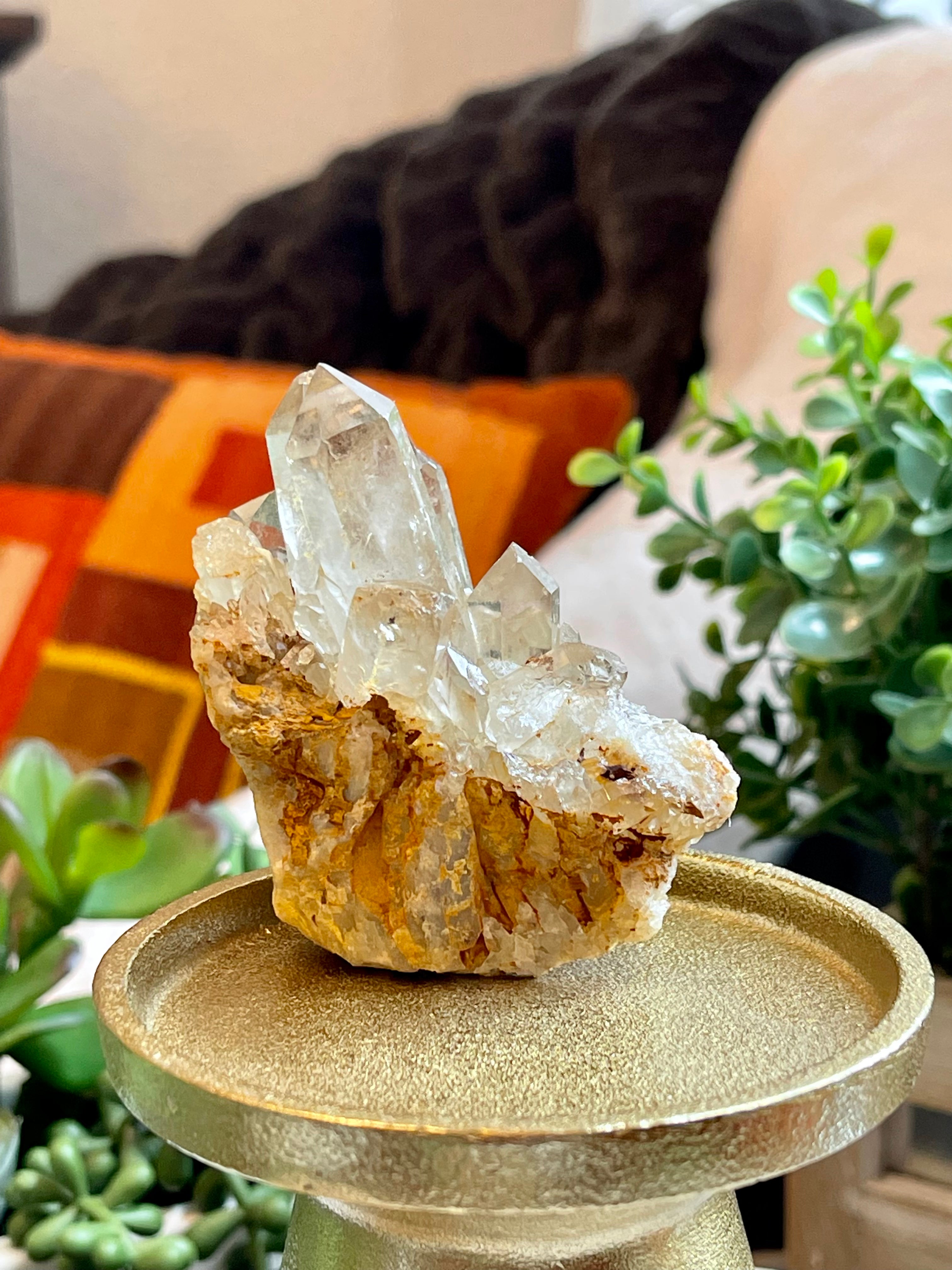 Citrine cluster from Brazil. Genuine Citrine 140gr. Kundalini Citrine.