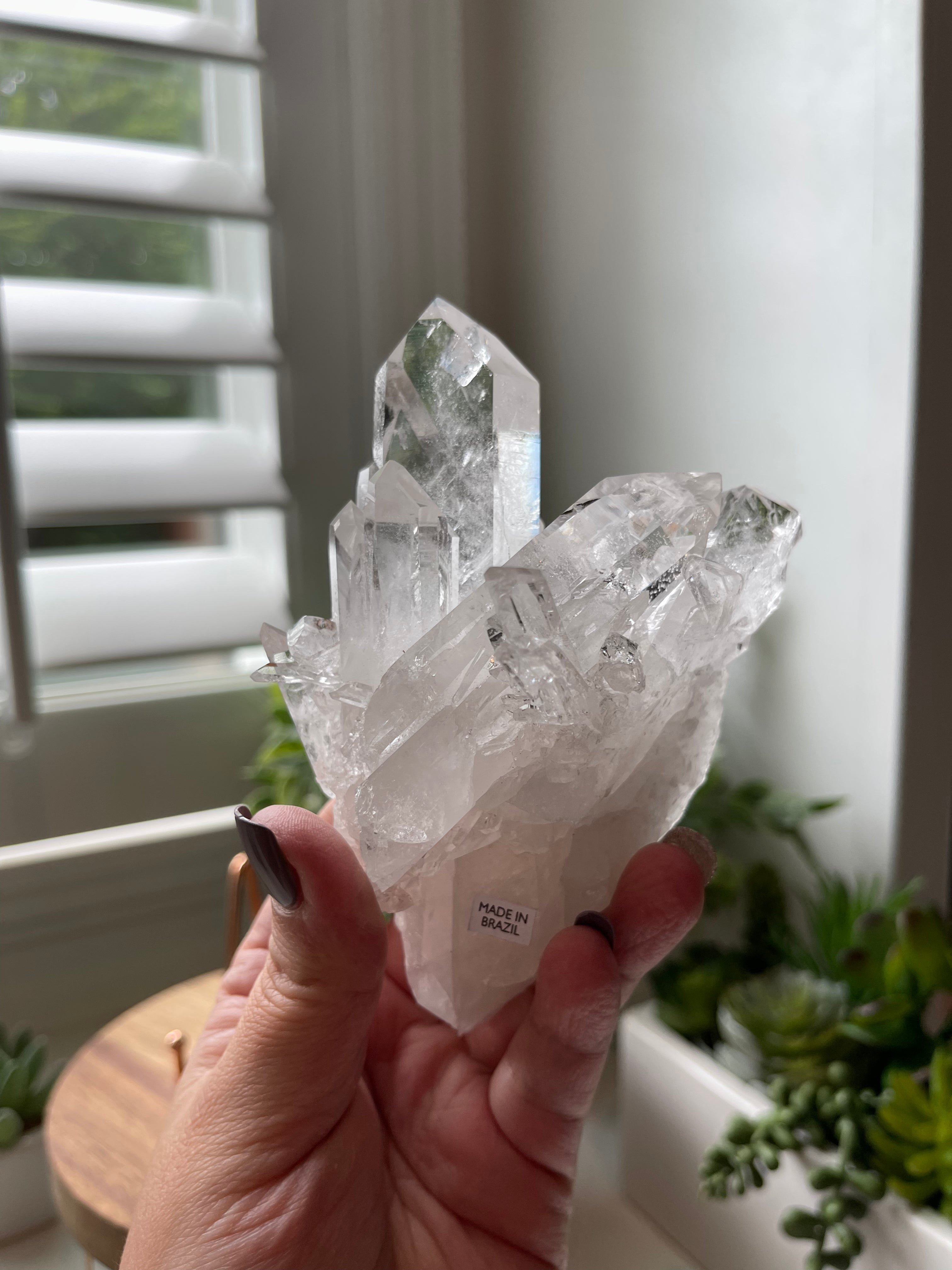 Zeca de Souza Cluster from Brazil. 359gr Quartz Cluster