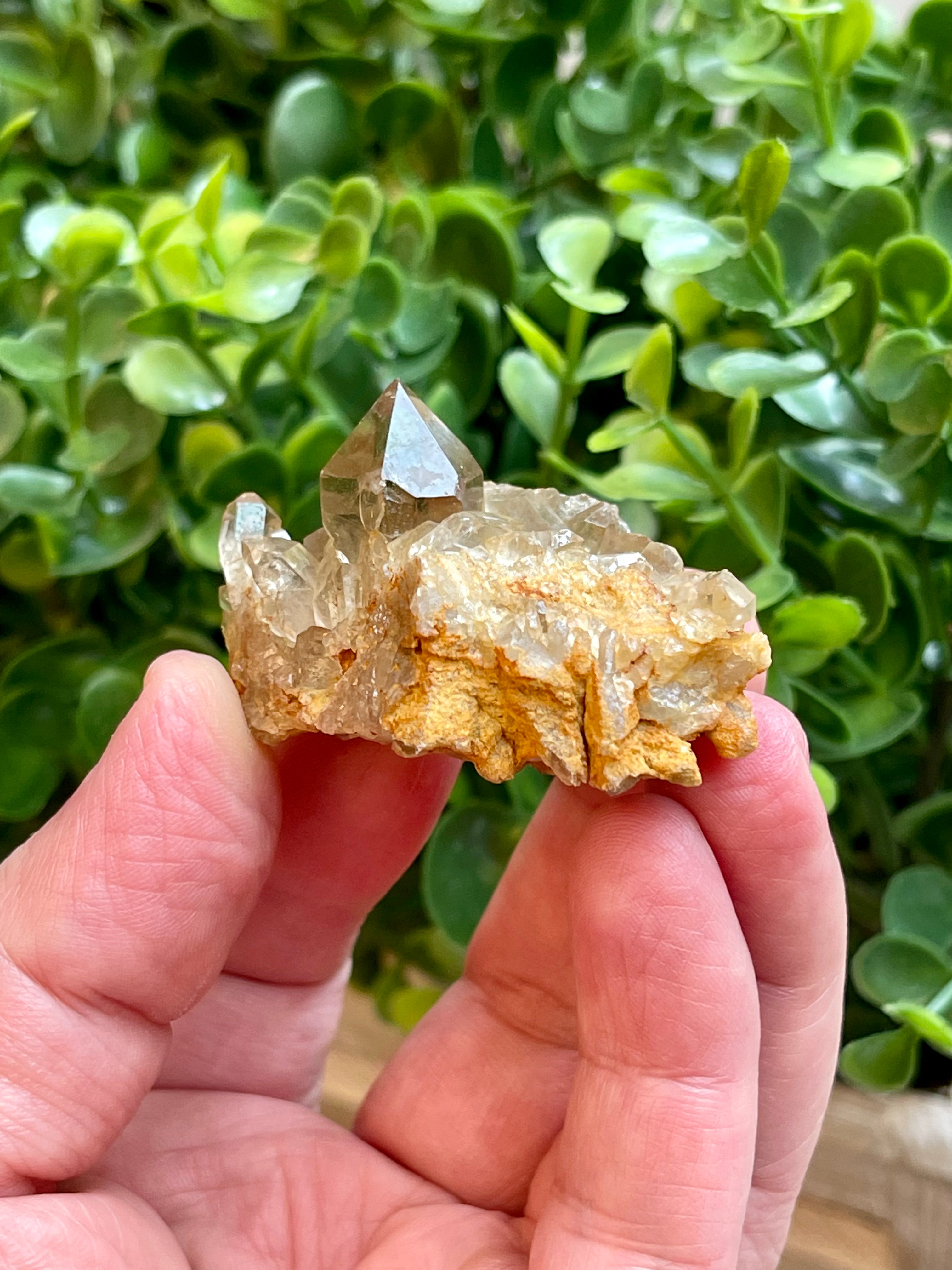 Darling Citrine cluster from Brazil. Genuine Citrine 36gr. Kundalini Citrine.