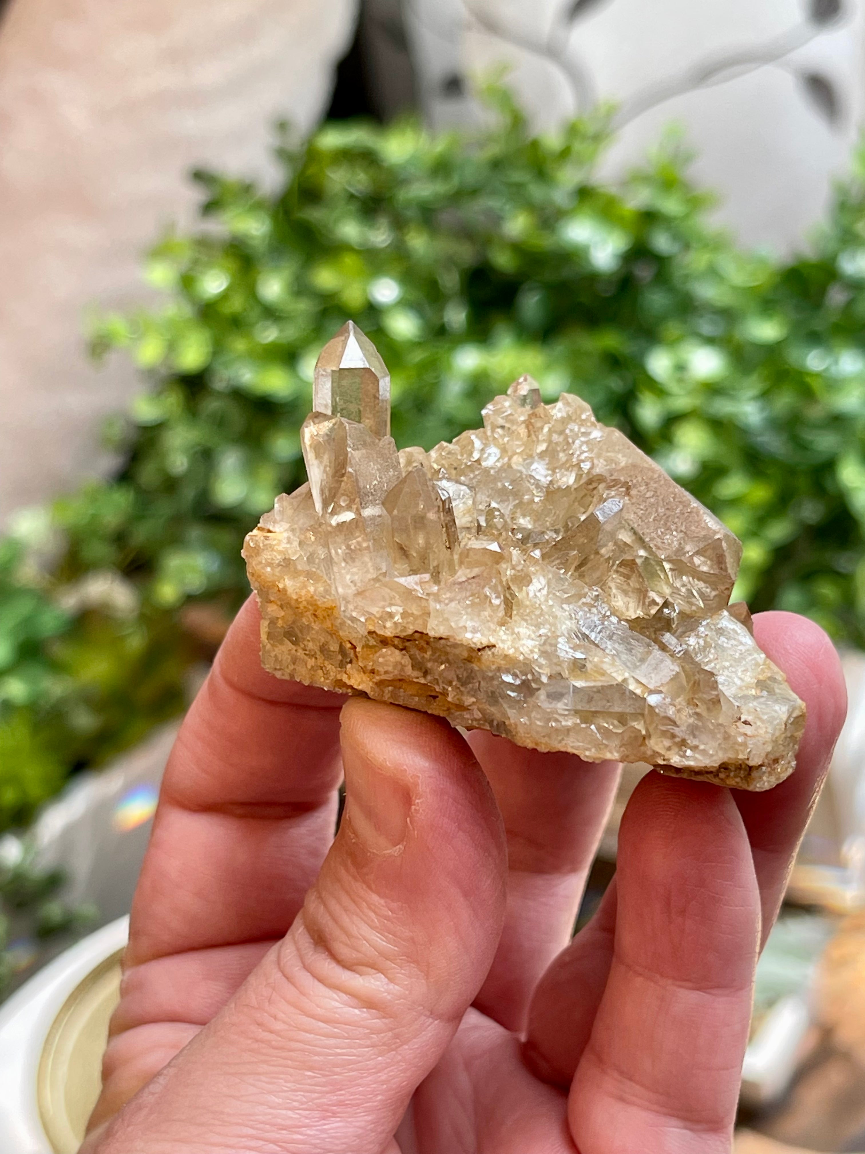 Citrine cluster from Brazil. Genuine Citrine 67gr. Kundalini Citrine