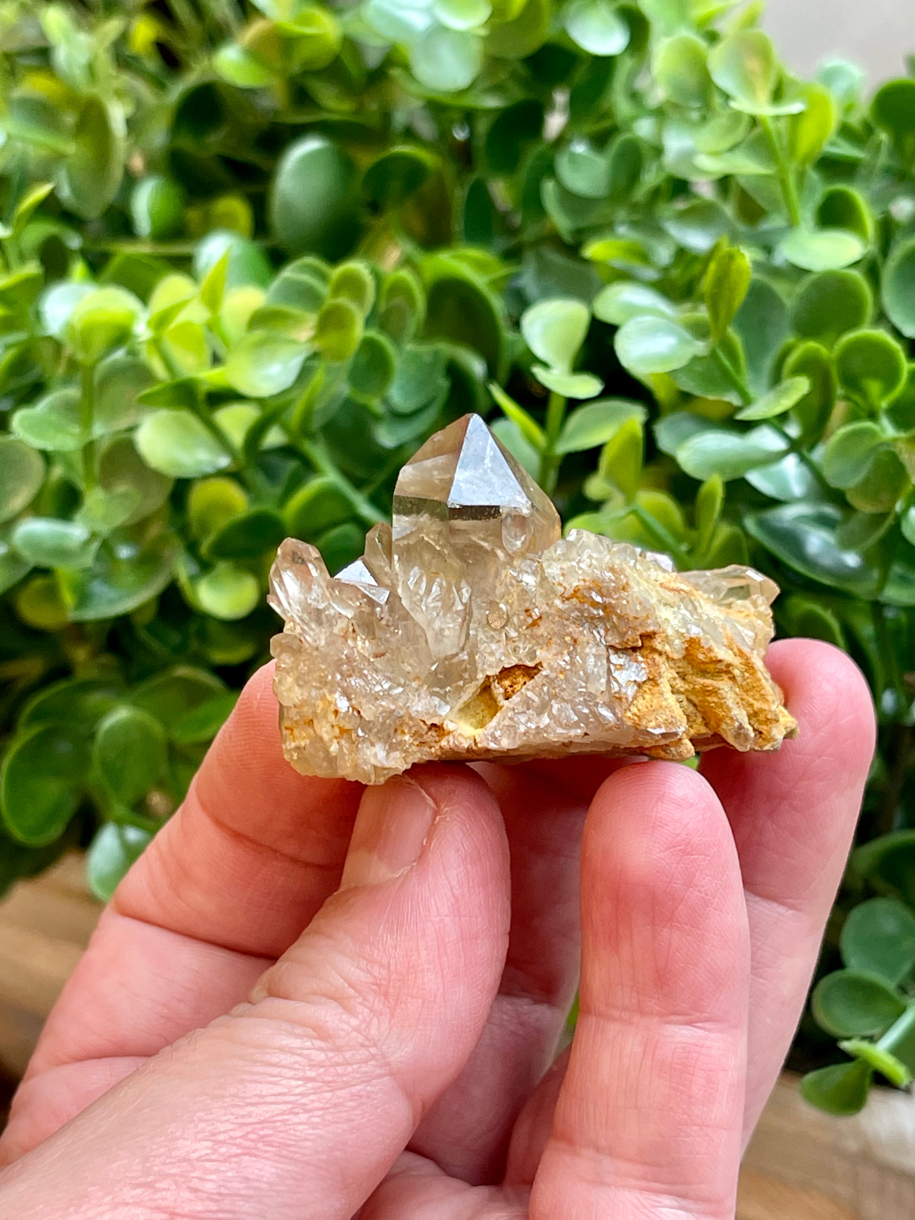 Darling Citrine cluster from Brazil. Genuine Citrine 36gr. Kundalini Citrine.