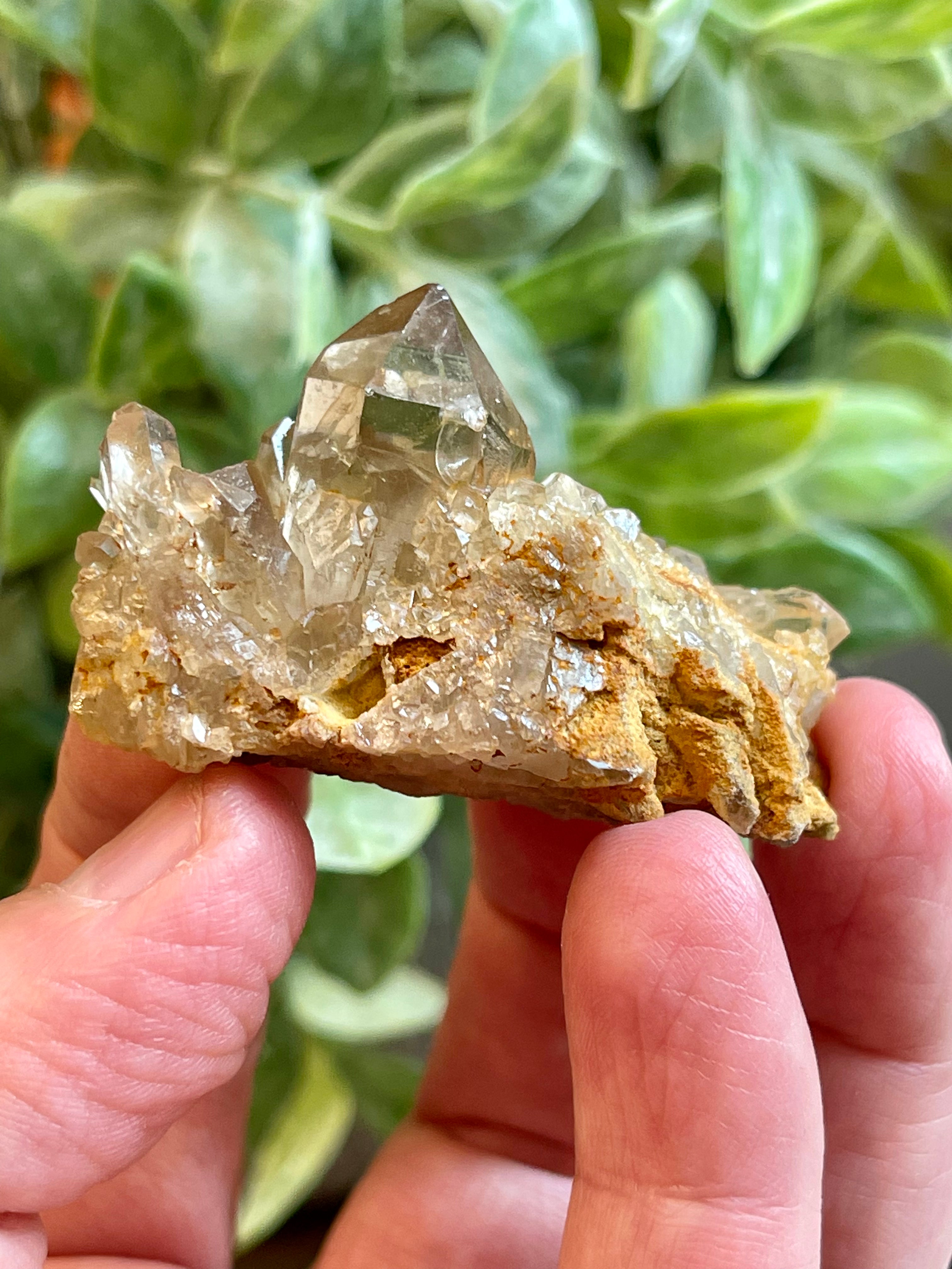 Darling Citrine cluster from Brazil. Genuine Citrine 36gr. Kundalini Citrine.