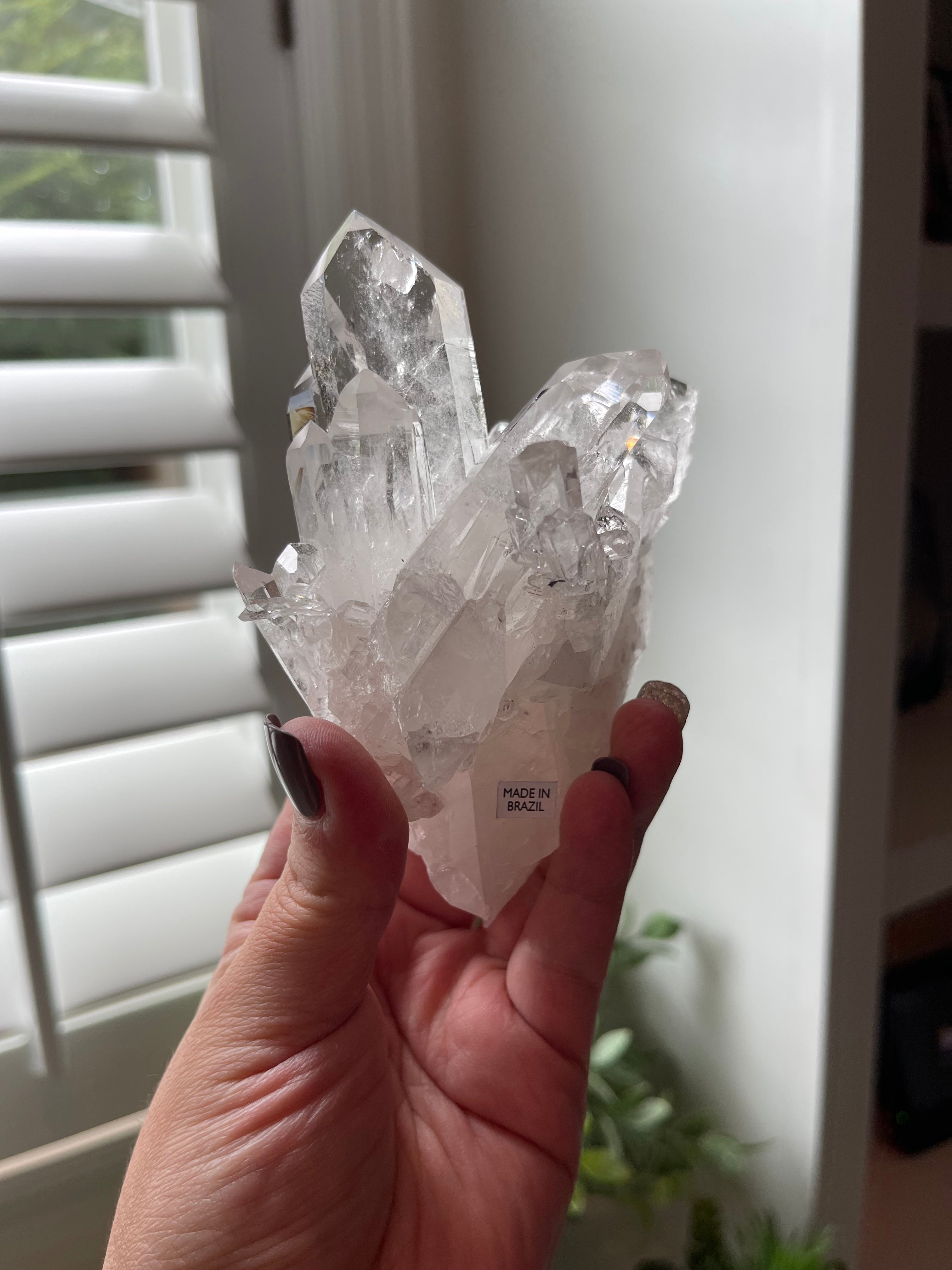 Zeca de Souza Cluster from Brazil. 359gr Quartz Cluster