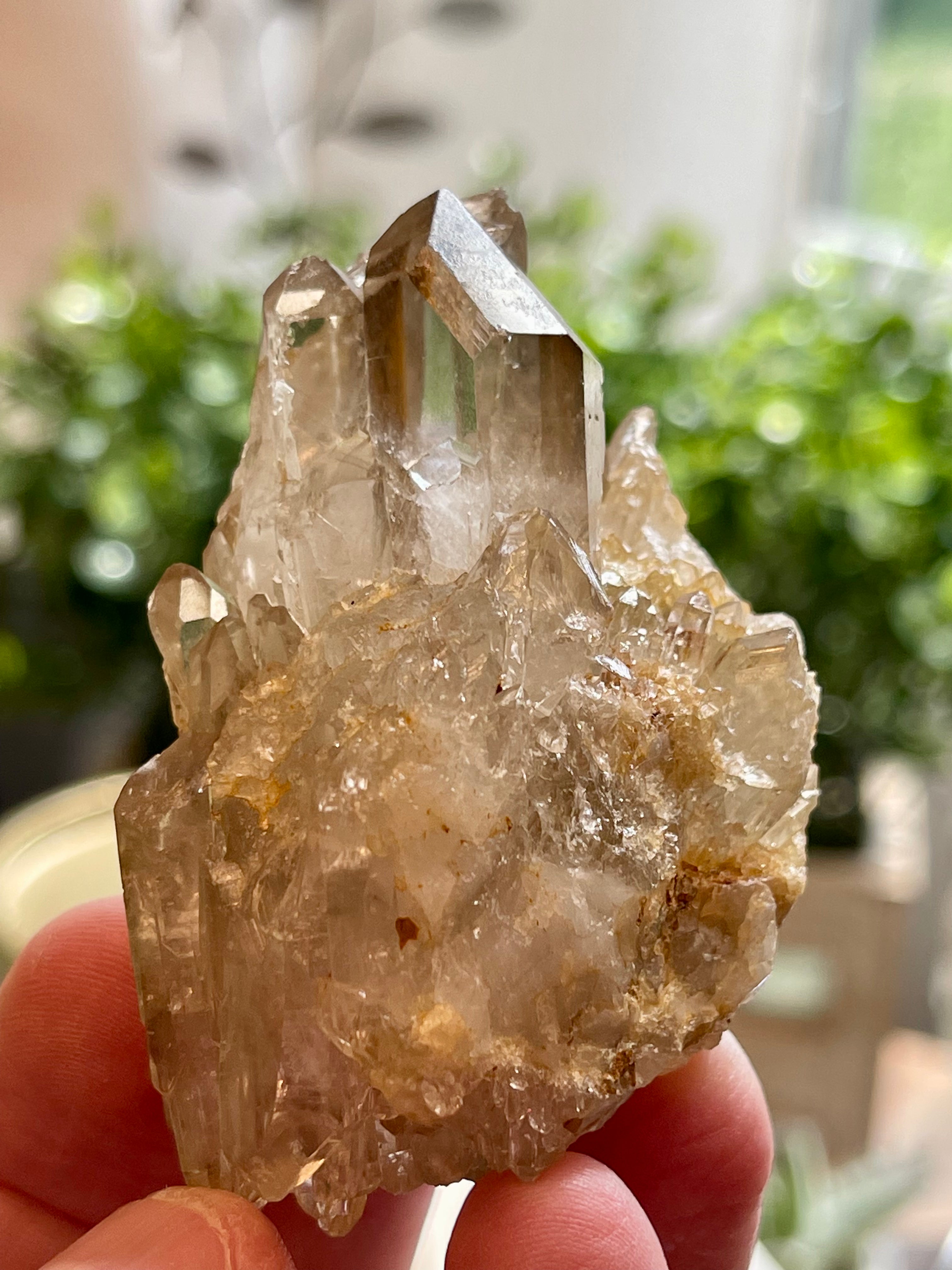 Citrine cluster from Brazil. Genuine Citrine 89gr. Kundalini Citrine.