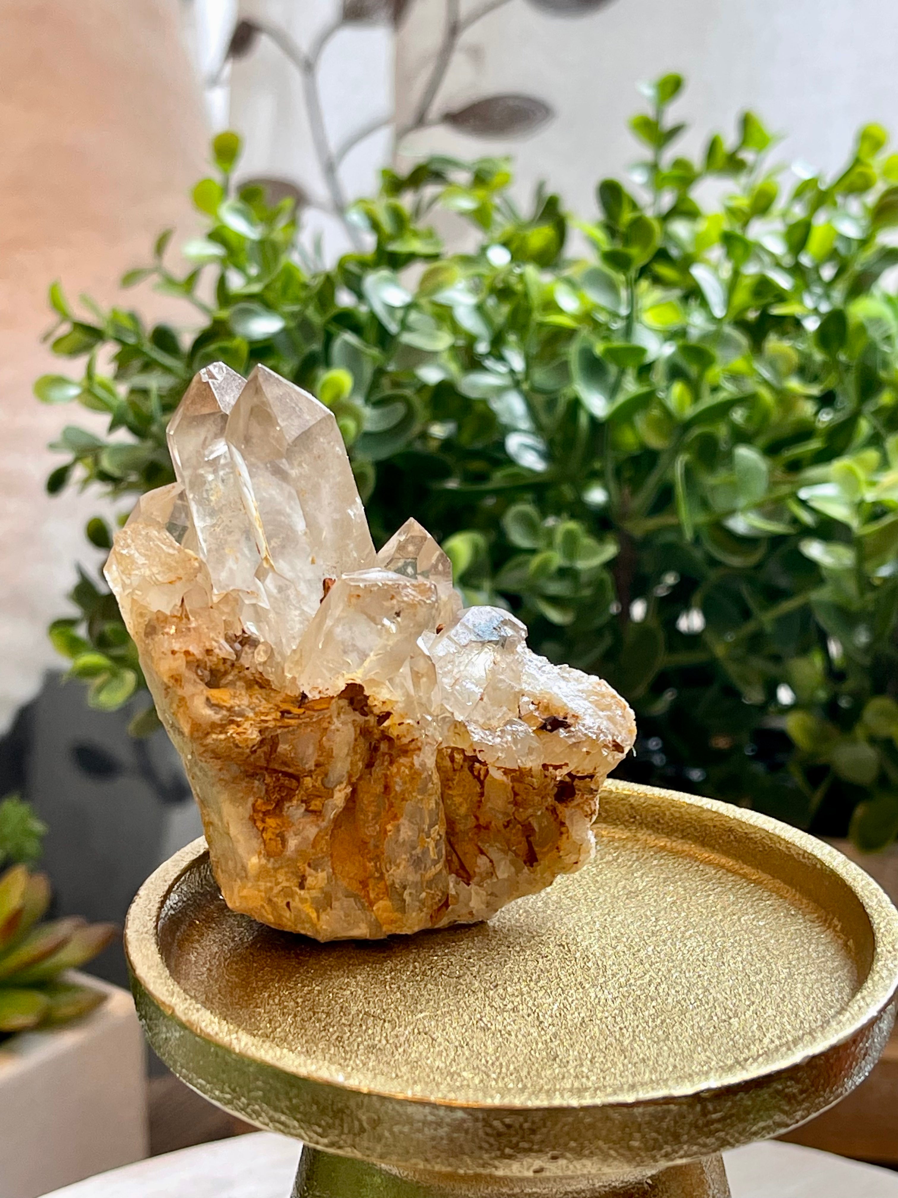 Citrine cluster from Brazil. Genuine Citrine 140gr. Kundalini Citrine.