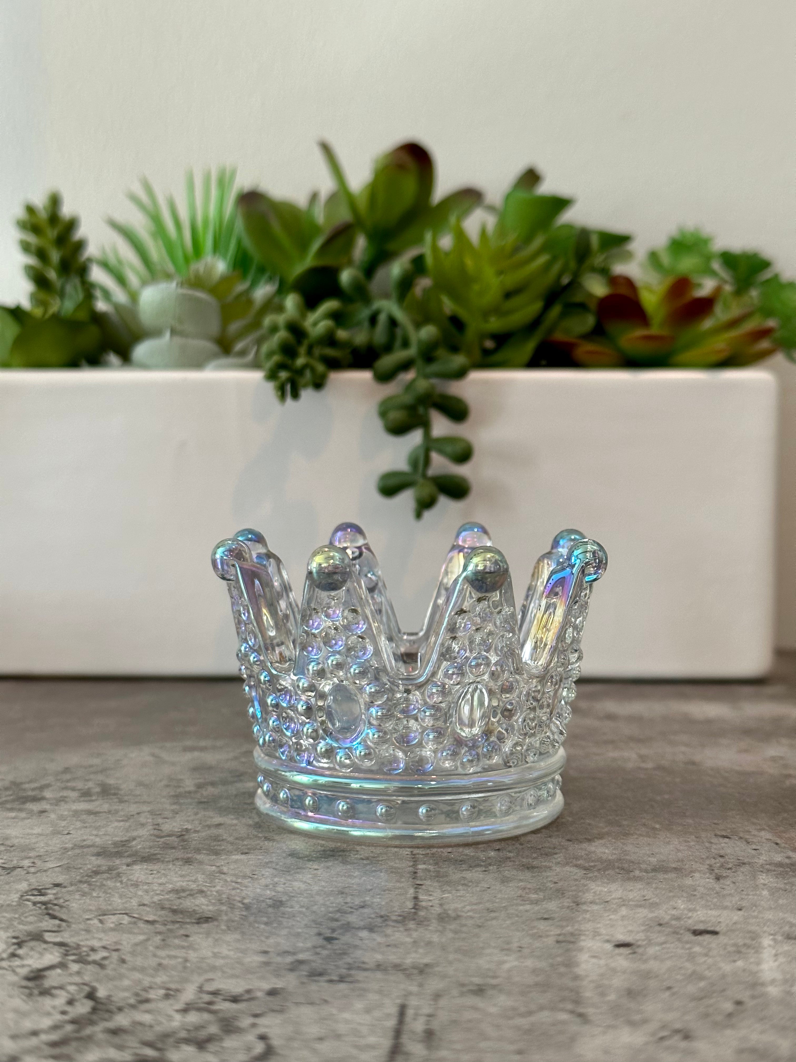 Crystal Crown Sphere Stands. Aura Crown Glass Sphere Display Holders